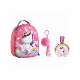Picture of DISNEY UNICORN GIFT SET PRFUME+LIPGLOSS+POMPOM